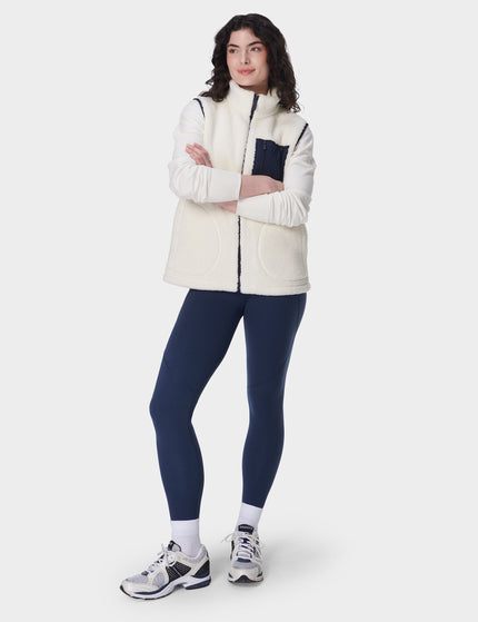 Sweaty Betty Plush Gilet - Lily Whiteimage6- The Sports Edit