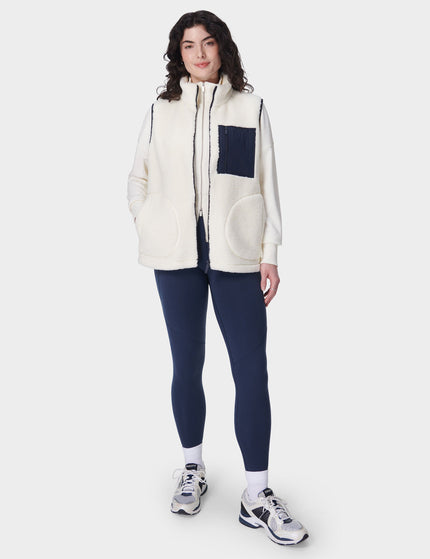 Sweaty Betty Plush Gilet - Lily Whiteimage7- The Sports Edit