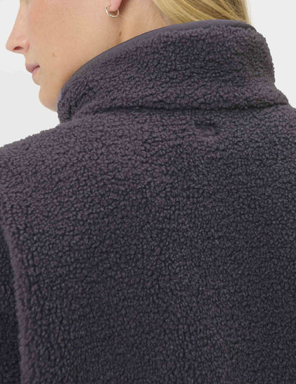 Sweaty Betty Plush Textured Zip Up Fleece - Nebula Blueimages3- The Sports Edit