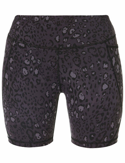 Sweaty Betty Power 6" Cycling Shorts - Black Luxe Leopardimage8- The Sports Edit