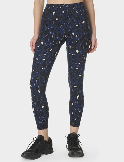 Sweaty Betty Power 7/8 Gym Leggings - Blue Abstract Leopard Printimages1- The Sports Edit