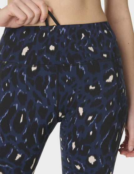 Sweaty Betty Power 7/8 Gym Leggings - Blue Abstract Leopard Printimages3- The Sports Edit