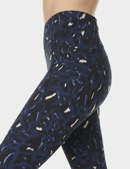 Sweaty Betty Power 7/8 Gym Leggings - Blue Abstract Leopard Printimages6- The Sports Edit