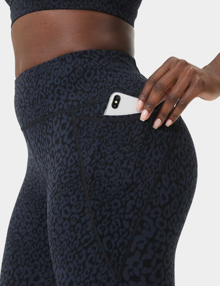 Sweaty Betty Power 7/8 Gym Leggings - Blue Halftone Leopard Printimages4- The Sports Edit