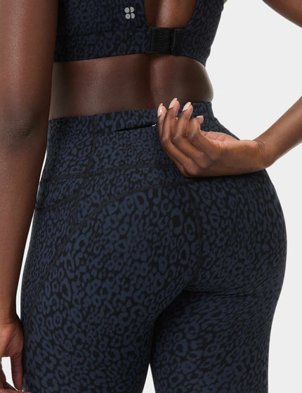 Sweaty Betty Power 7/8 Gym Leggings - Blue Halftone Leopard Printimages5- The Sports Edit