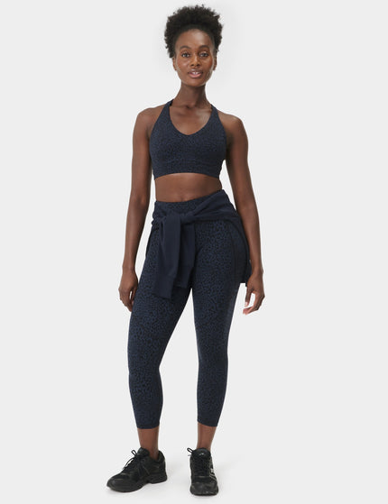 Sweaty Betty Power 7/8 Gym Leggings - Blue Halftone Leopard Printimages6- The Sports Edit