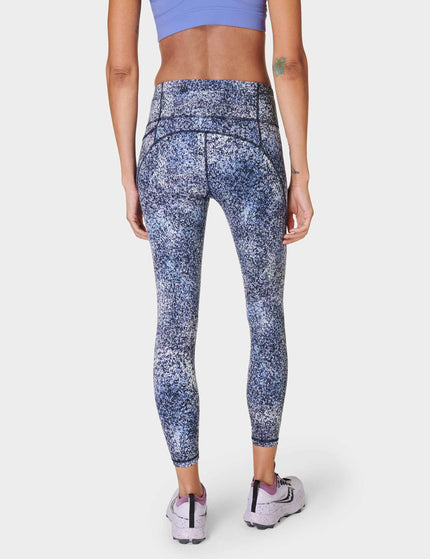 Sweaty Betty Power 7/8 Gym Leggings - Blue Speckle Printimage2- The Sports Edit