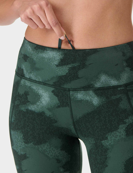 Sweaty Betty Power 7/8 Gym Leggings - Green Terrain Camo Printimage3- The Sports Edit