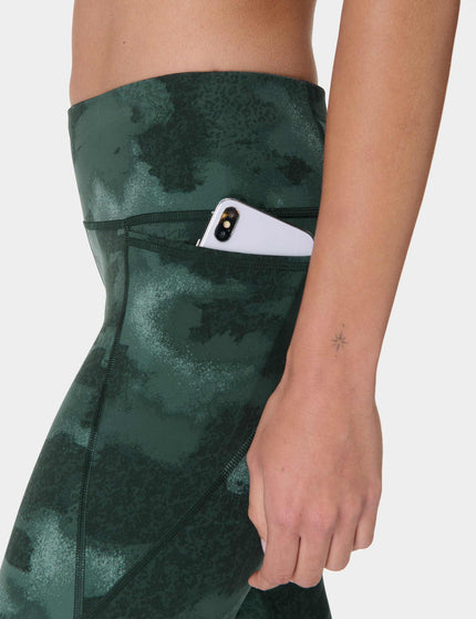 Sweaty Betty Power 7/8 Gym Leggings - Green Terrain Camo Printimage4- The Sports Edit