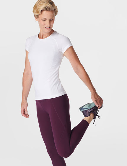 Sweaty Betty Power 7/8 Gym Leggings - Midnight Cherry Purpleimage6- The Sports Edit