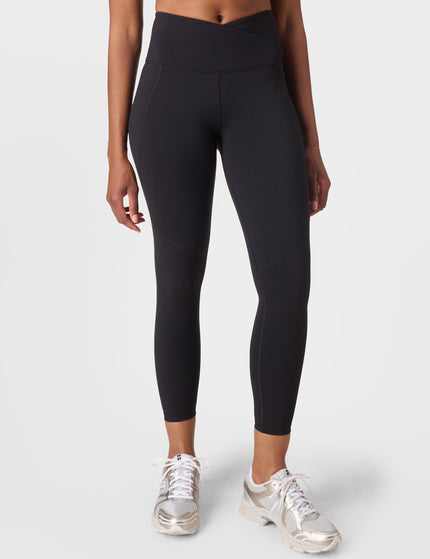 Sweaty Betty Power 7/8 Wrap Waist Gym Leggings - Blackimages1- The Sports Edit