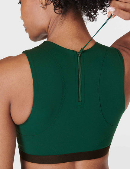 Sweaty Betty Power Advantage Bra Top - Retro Greenimage5- The Sports Edit