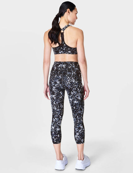 Sweaty Betty Power Cropped Gym Leggings - Grey Dapple Printimage5- The Sports Edit