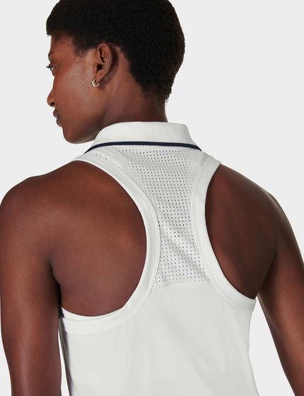 Sweaty Betty Power Match Point Tennis Vest - Whiteimage4- The Sports Edit