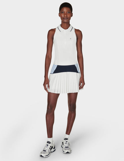 Sweaty Betty Power Match Point Tennis Vest - Whiteimage5- The Sports Edit