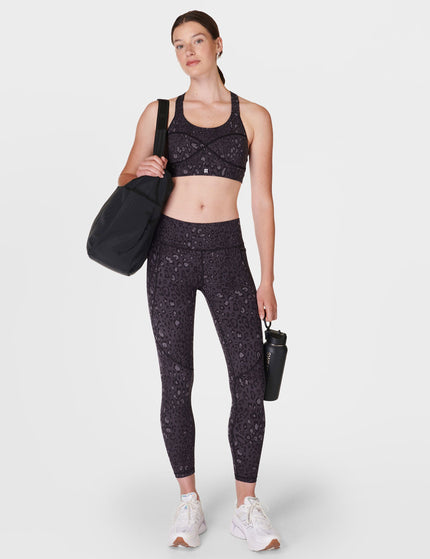 Sweaty Betty Power Medium Support Sports Bra - Black Luxe Leopard Printimage5- The Sports Edit