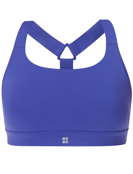 Sweaty Betty Power Medium Support Seam-Free Bust Bra - Rich Blueimages8- The Sports Edit