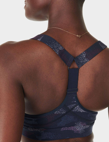 Sweaty Betty Power Medium Support Sports Bra - Blue Spray Camo Printimage5- The Sports Edit