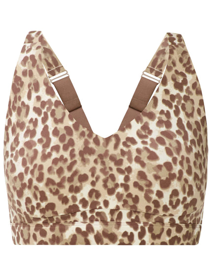 Sweaty Betty Power Pulse Bra - Beige Ink Leopard Printimages6- The Sports Edit