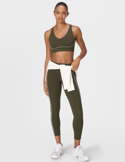 Sweaty Betty Power Pulse Bra - Nori Green/Whiteimage6- The Sports Edit