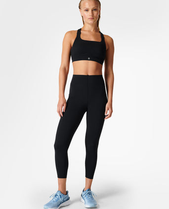 Power UltraSculpt High Waisted Gym 7/8 Leggings - Black