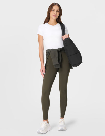 Sweaty Betty Power UltraSculpt High Waisted Gym Leggings - Nori Greenimage6- The Sports Edit
