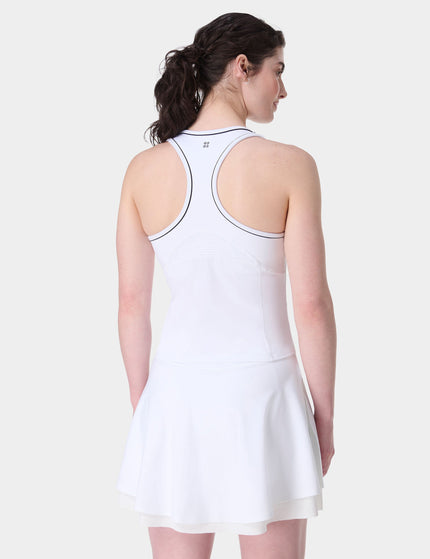 Sweaty Betty Pro Racket Power Tank - Whiteimage2- The Sports Edit