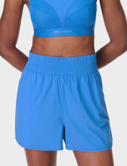 Sweaty Betty Relay Shell Shorts - Tidal Blueimage1- The Sports Edit