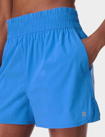 Sweaty Betty Relay Shell Shorts - Tidal Blueimage3- The Sports Edit