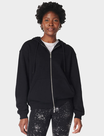 Sweaty Betty Revive Zip Through Hoody - Blackimage1- The Sports Edit