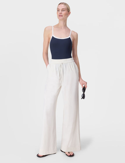 Sweaty Betty Riviera Swimsuit - Navy Blue/Lily Whiteimage5- The Sports Edit