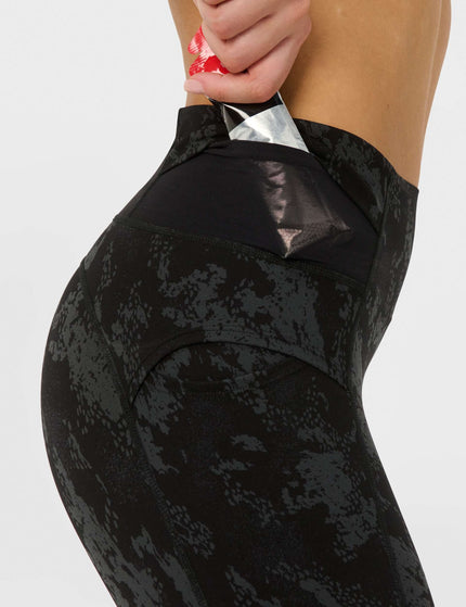 Sweaty Betty Runner's High Power 7/8 Leggings - Black Cliff Face Printimages4- The Sports Edit