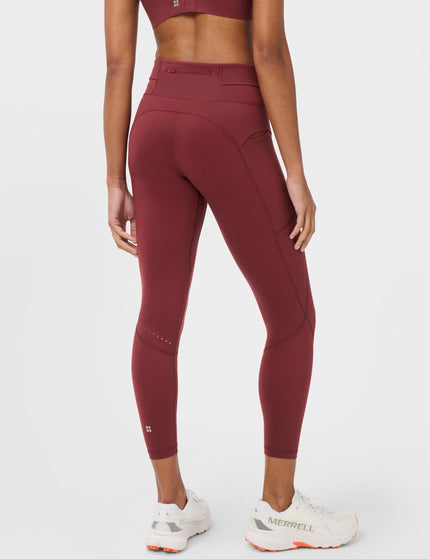 Sweaty Betty Runner's High Power 7/8 Leggings - Merlot Redimages2- The Sports Edit