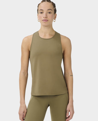 Runner's High Tank - Khaki Brown