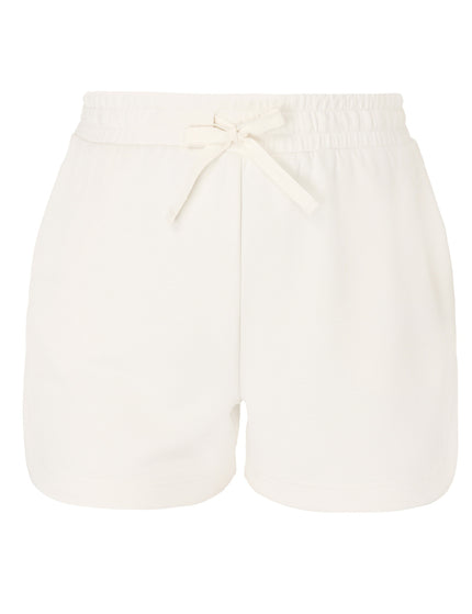 Sweaty Betty Sand Wash CloudWeight High Waisted Shorts - Coconut Creamimages6- The Sports Edit