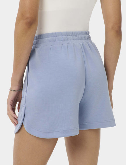 Sweaty Betty Sand Wash CloudWeight High Waisted Shorts - Laguna Blueimages2- The Sports Edit