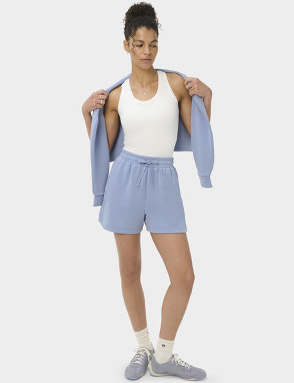 Sweaty Betty Sand Wash CloudWeight High Waisted Shorts - Laguna Blueimages5- The Sports Edit