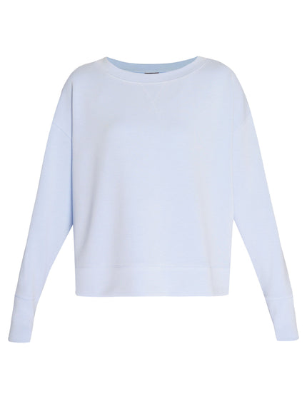 Sweaty Betty Sand Wash CloudWeight Pullover - Breeze Blueimage6- The Sports Edit