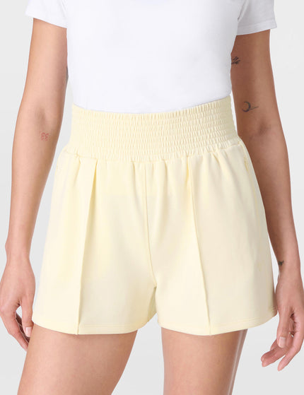 Sweaty Betty Sand Wash CloudWeight Shorts - Buttercream Yellowimage1- The Sports Edit