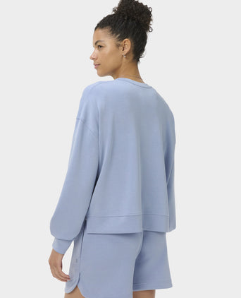 Sand Wash CloudWeight Sweatshirt - Laguna Blue
