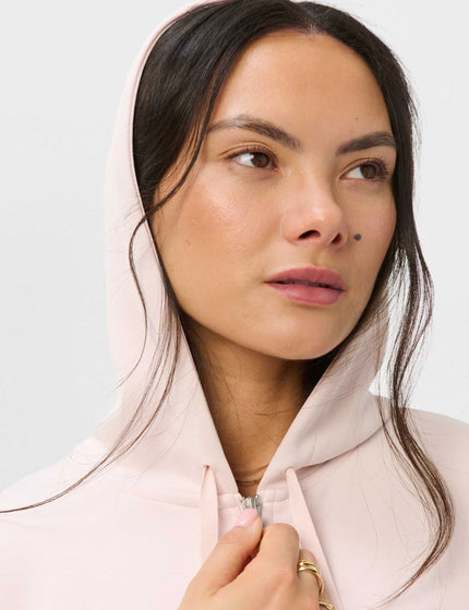 Sweaty Betty Sand Wash Crop Hoodie - Sundust Pinkimages3- The Sports Edit