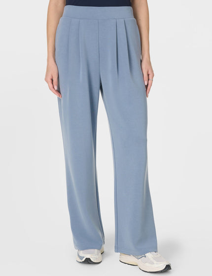 Sweaty Betty Sand Wash Wide Leg Trousers - Luxe Blueimages1- The Sports Edit