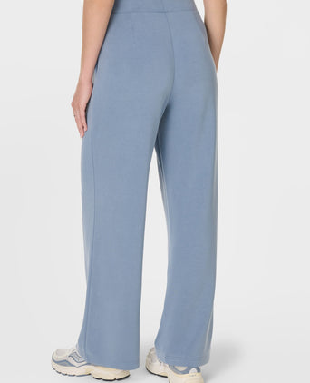 Sand Wash Wide Leg Trousers - Luxe Blue