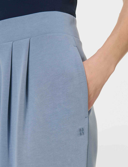 Sweaty Betty Sand Wash Wide Leg Trousers - Luxe Blueimages3- The Sports Edit