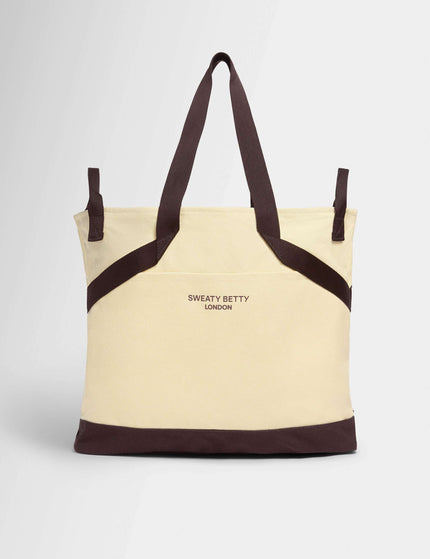 Sweaty Betty SB Canvas Bucket Bag - Buttercream Yellowimage1- The Sports Edit