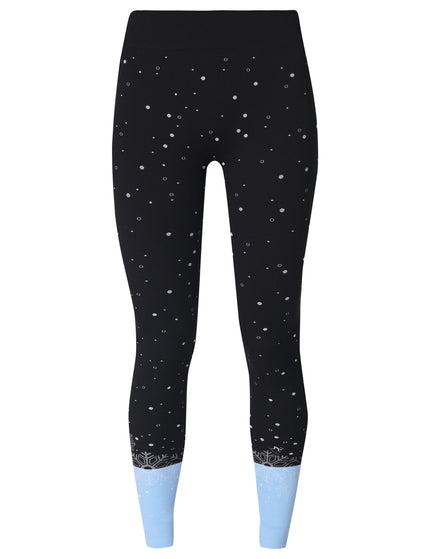 Sweaty Betty Snowflake Base Layer Legging - Blue Snowflake Jacquardimage6- The Sports Edit