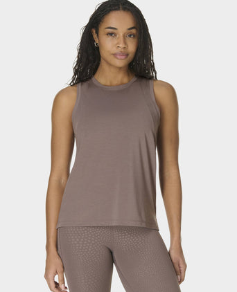 Soft Flow Studio Vest - Taupe Brown