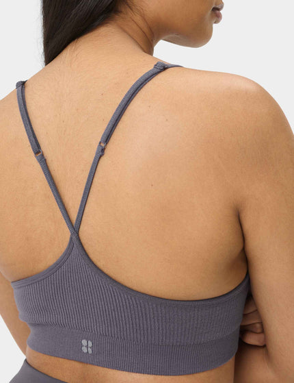 Sweaty Betty Soft Ribbed Bra - Nebula Blueimages4- The Sports Edit