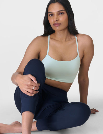 Sweaty Betty Spirit Restored Yoga Bra - Day Break Blueimage5- The Sports Edit