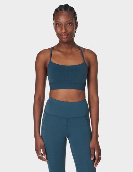 Sweaty Betty Spirit Restored Yoga Bra - Subdued Blueimage1- The Sports Edit